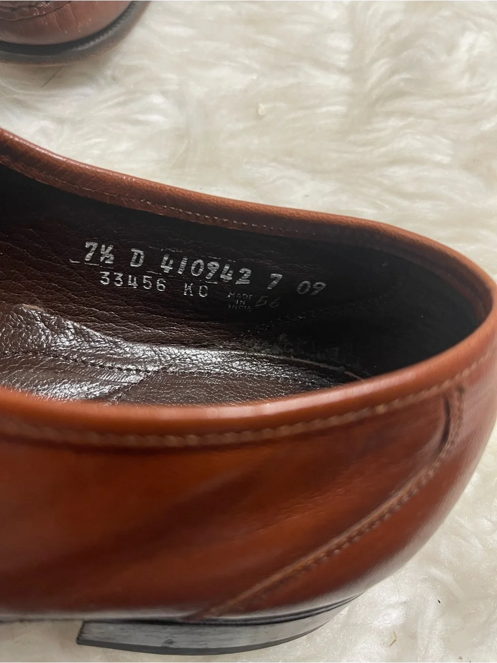 Florsheim Classic Men's Brown Leather Loafers SZ 7.5